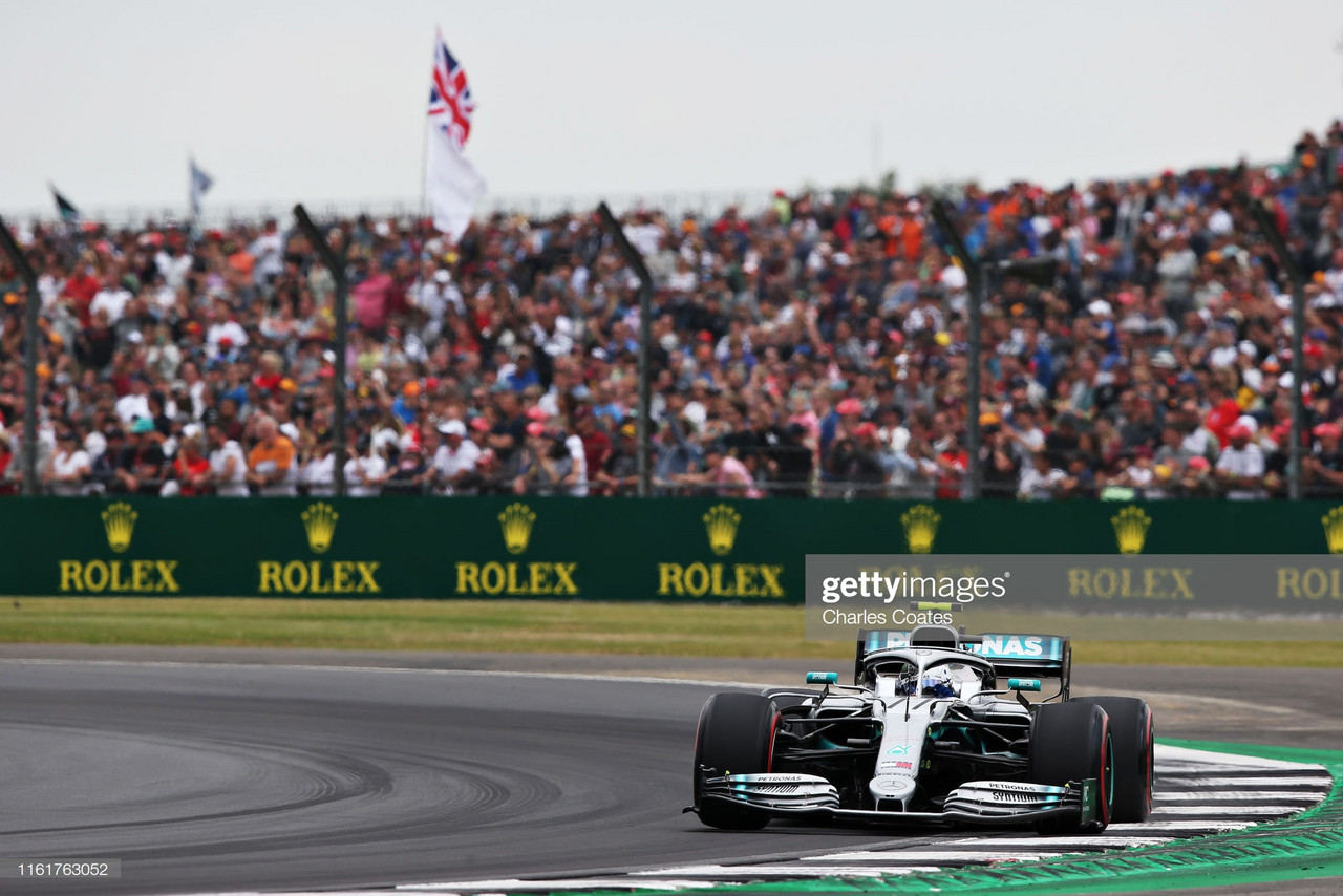 F1 Qualifying: Bottas leads a Mercedes front row in the British Grand Prix 