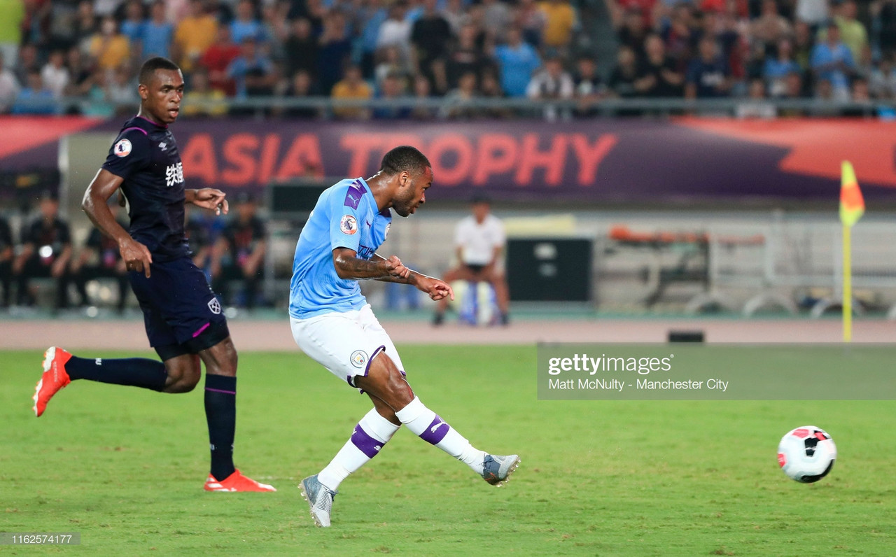 Manchester City 4-1 West Ham: Sterling settles second Asia Trophy semi