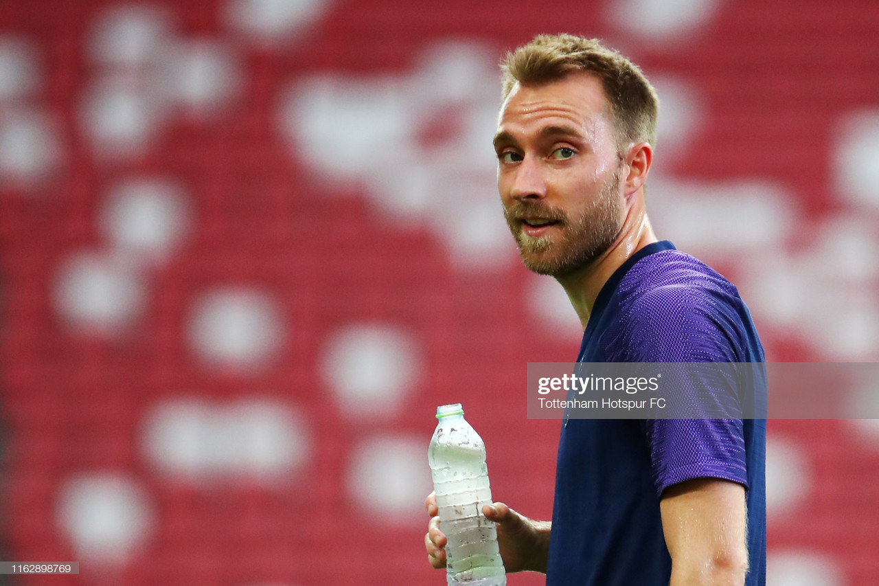 Christian Eriksen forced to train alone following 'minor procedure' 