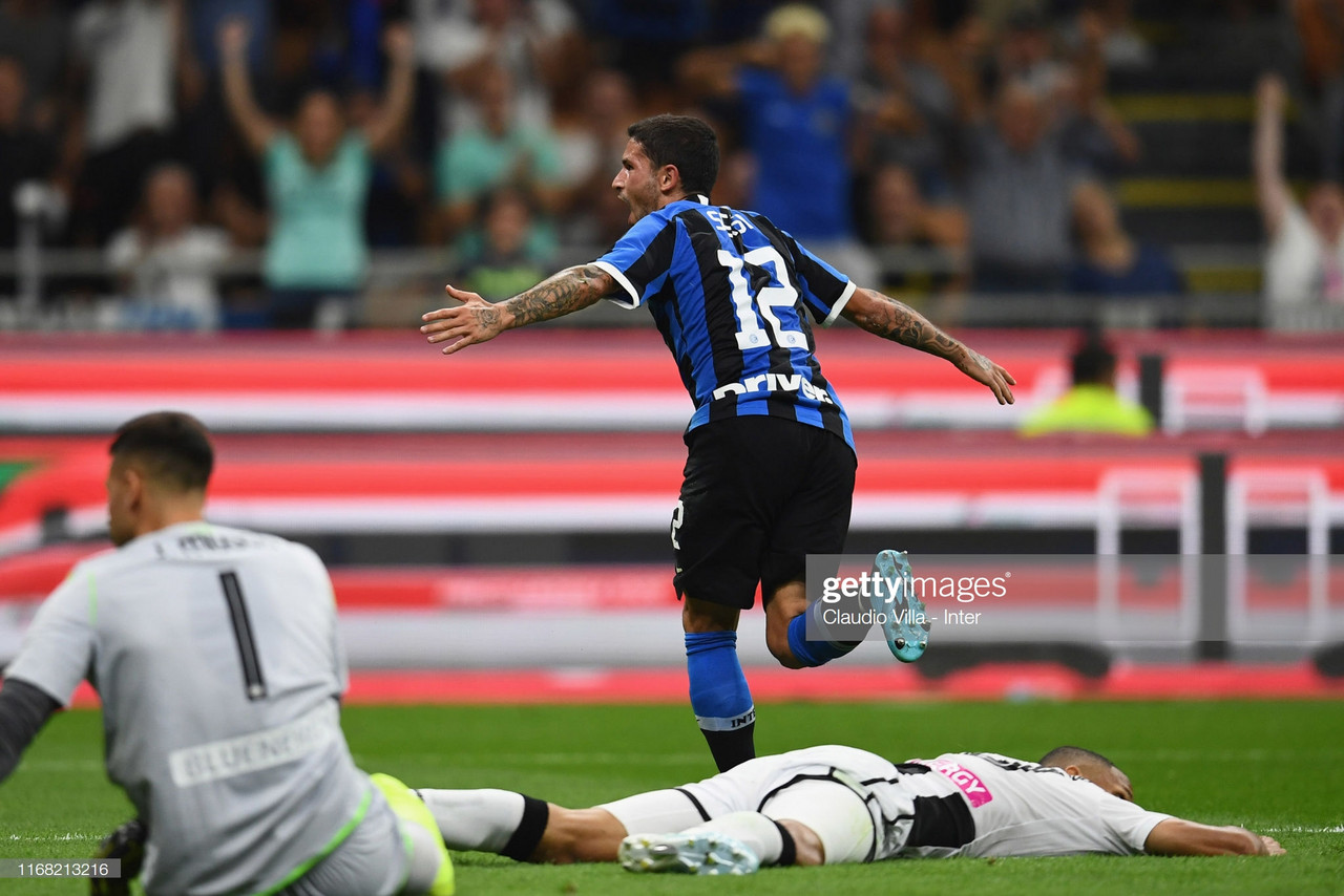 Inter Milan 1-0 Udinese: The Nerazzurri
retain top spot after narrow win over 10-man Udinese 