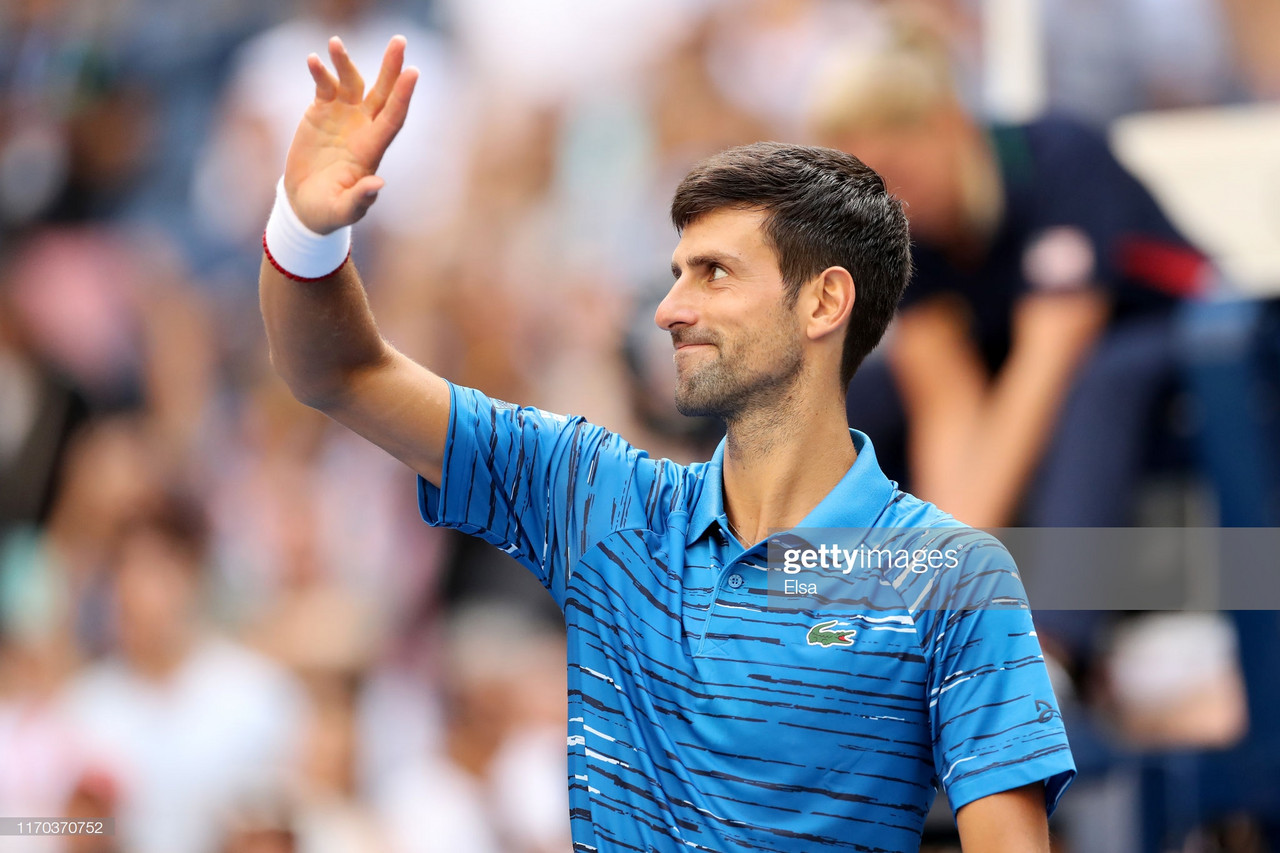 US Open: Novak Djokovic eases past Roberto Carballes Baena in straight sets