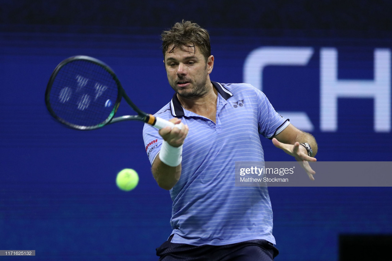 US Open: Stan Wawrinka advances to quarterfinals after Novak Djokovic retires