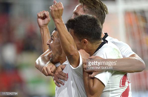 Sevilla 3-2 Real Sociedad:Ocampos helps Sevilla comeback from a goal down