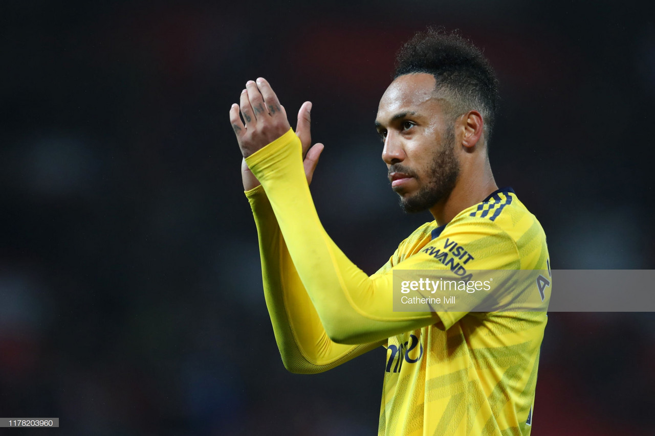 Pierre-Emerick Aubameyang named Premier League September Player of the Month