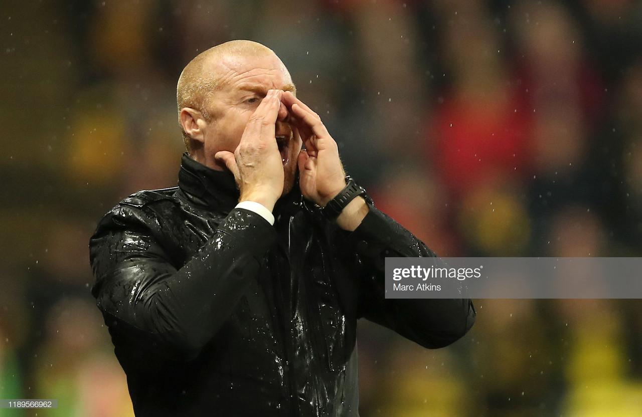 Sean Dyche hails Burnley response after 'poor' first half against Watford