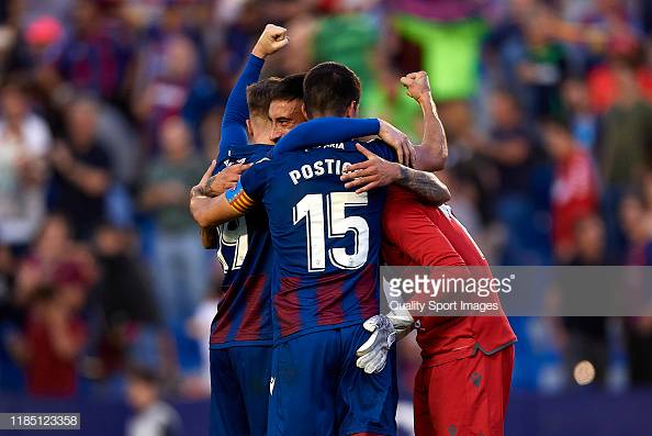 Levante 3-1 Barcelona: Campaña inspires a comeback home victory against Barcelona