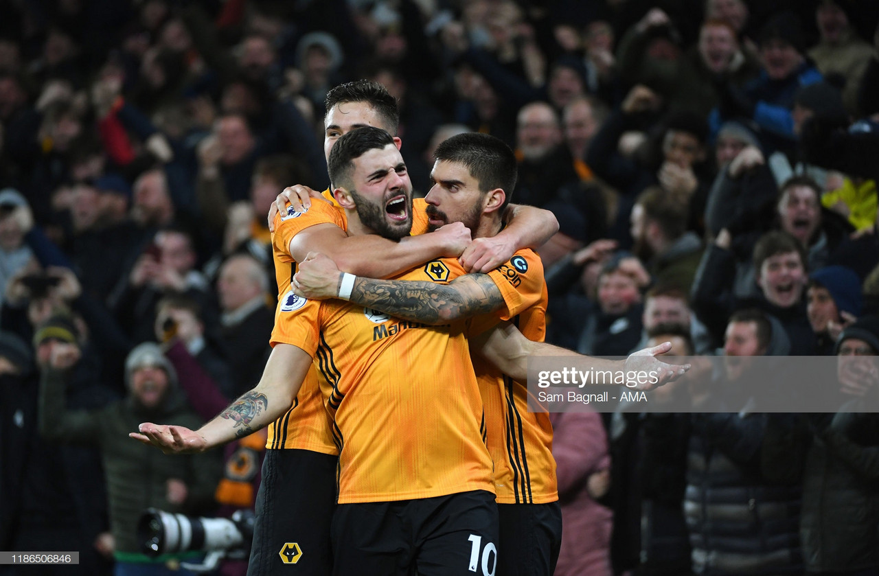 Wolves 2-0
West Ham: Wolves jump to 5th