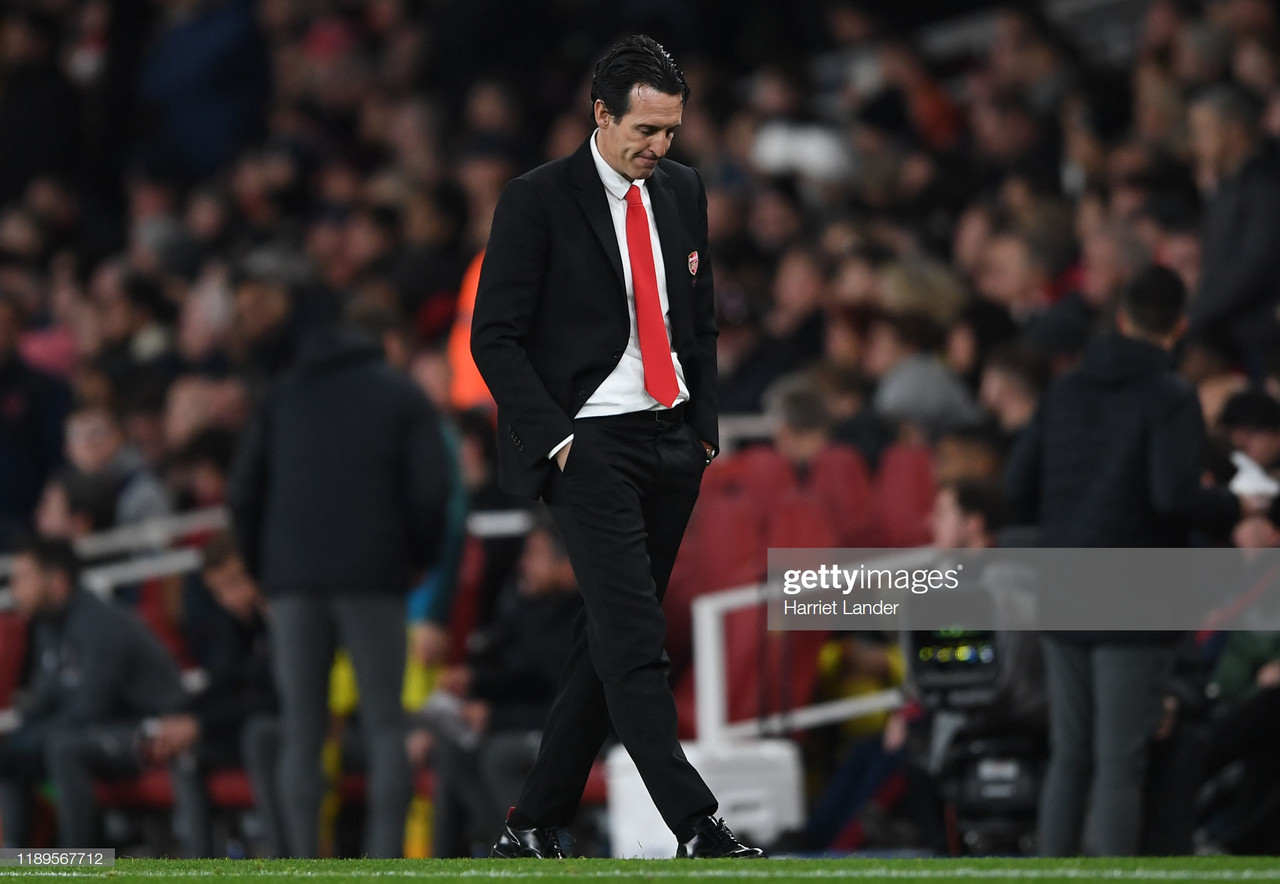 Pressure continues to mount on Unai Emery after Saints draw