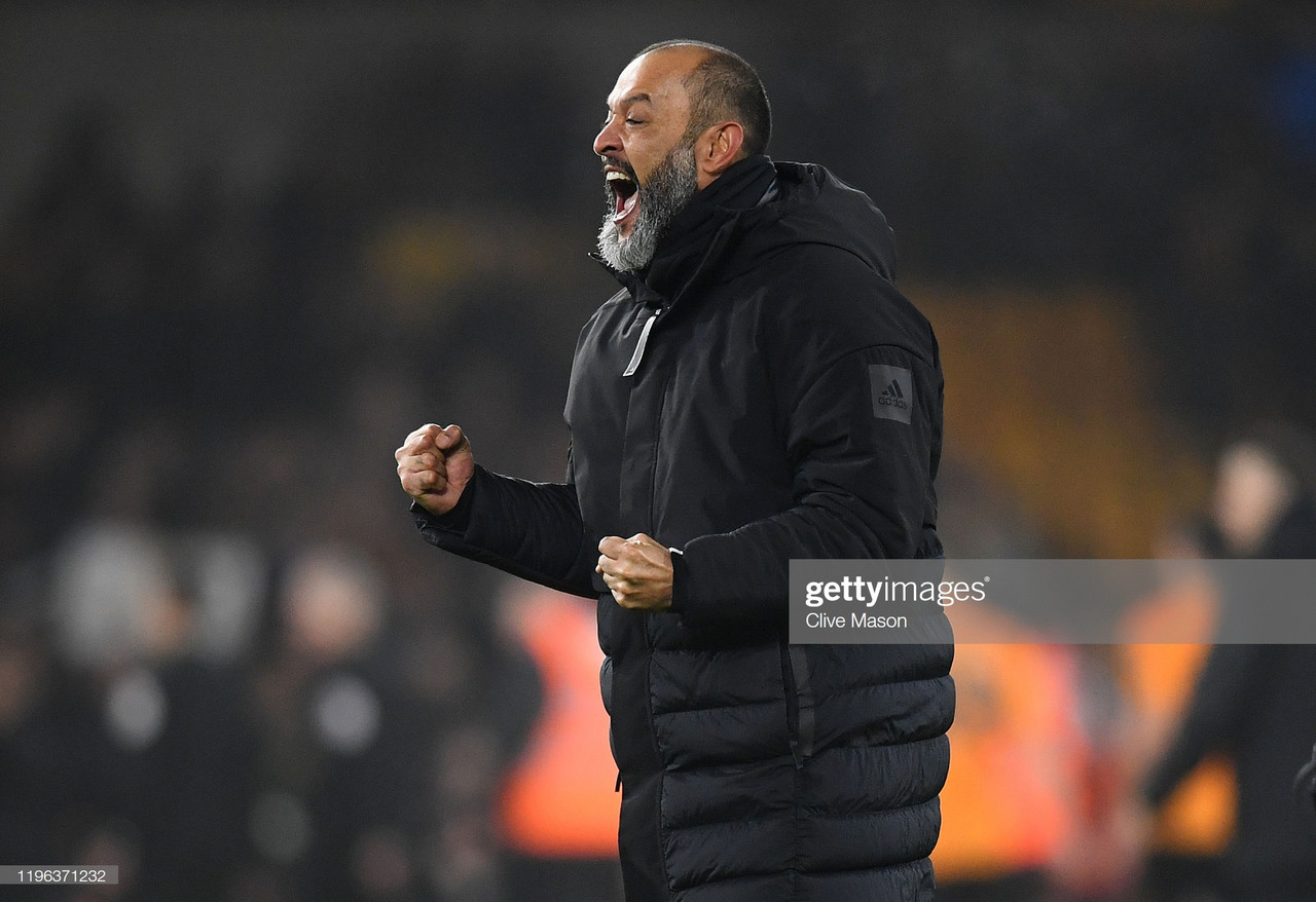 Nuno left 'proud' after his side's performance against champions Manchester City. Nuno left 'proud' after his side's performance against champions Manchester City.