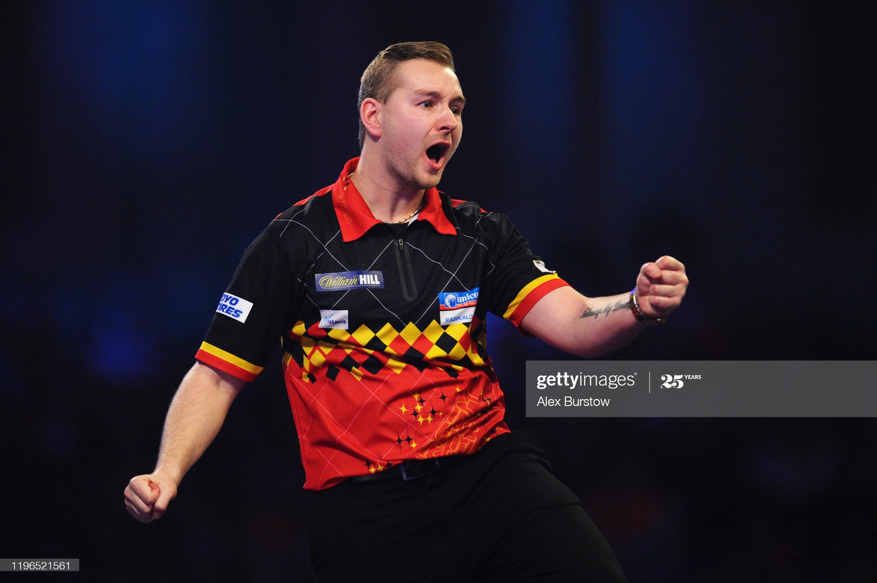 Betfred World Matchplay final: Van den Bergh completes fairy-tale debut