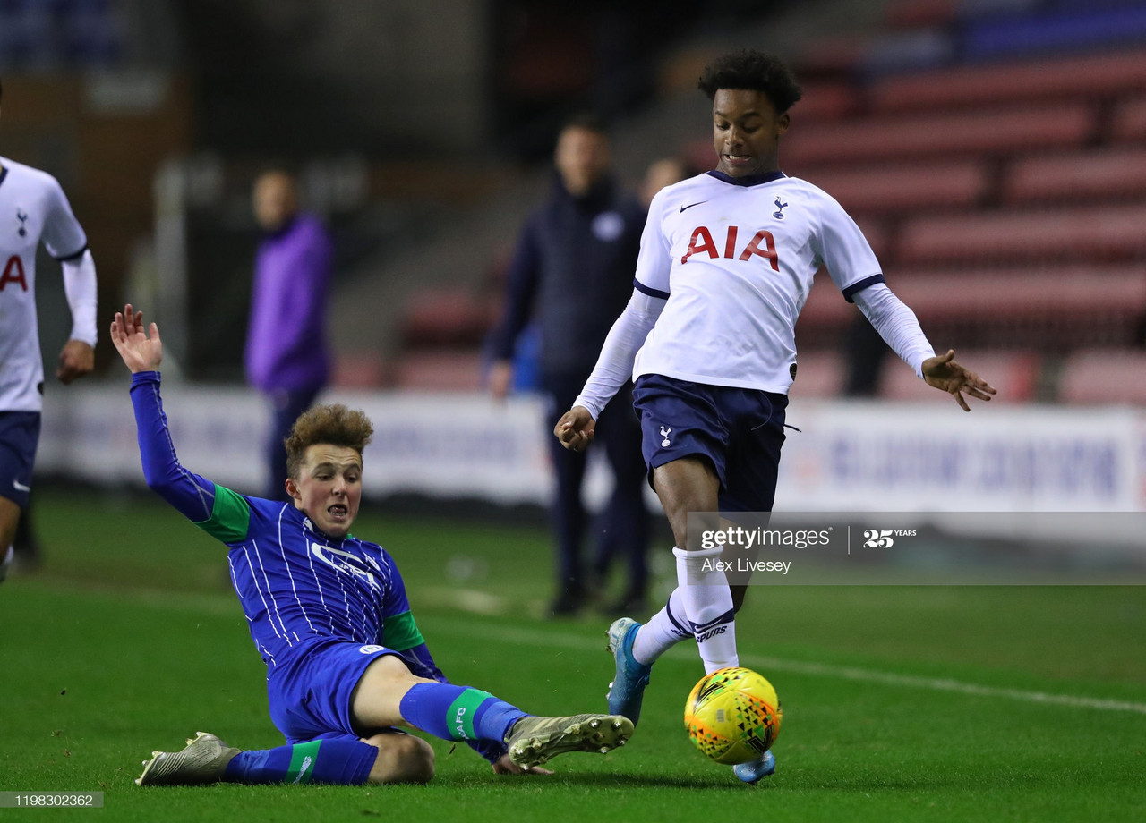 Tottenham sign Wigan  starlet Alfie Devine  