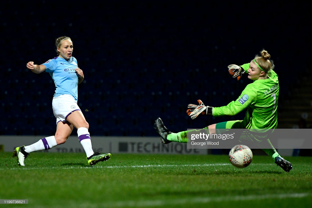 Sheffield United Women 0 - 4 Manchester City: Pauline Bremer hat-trick fires blues to Continental Cup semi-final