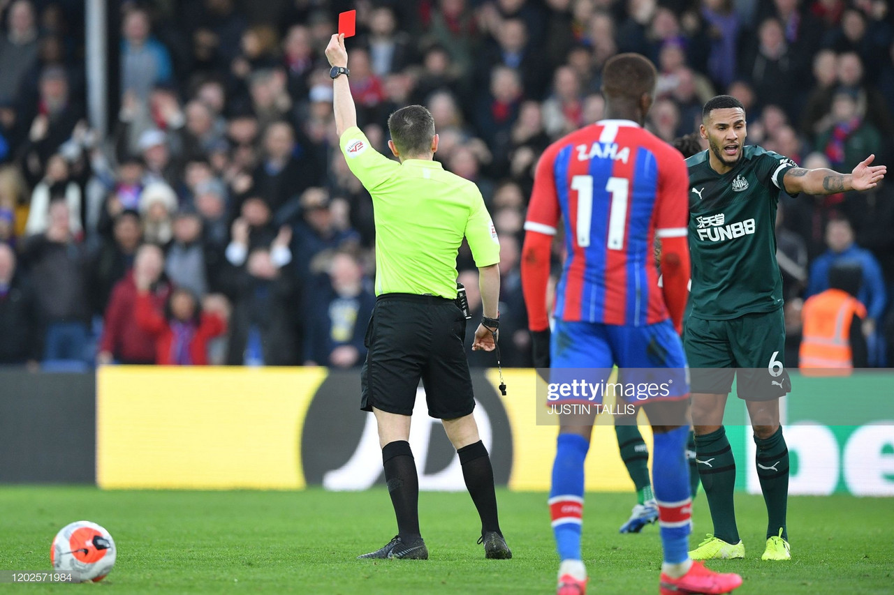 Newcastle United slump to another defeat against Crystal Palace