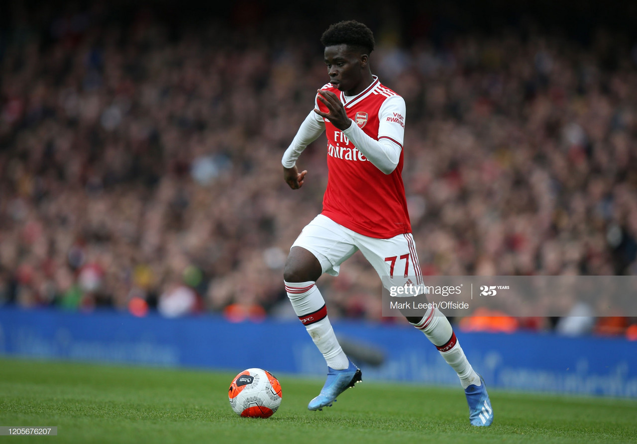 Bukayo Saka linked with Bundesliga move