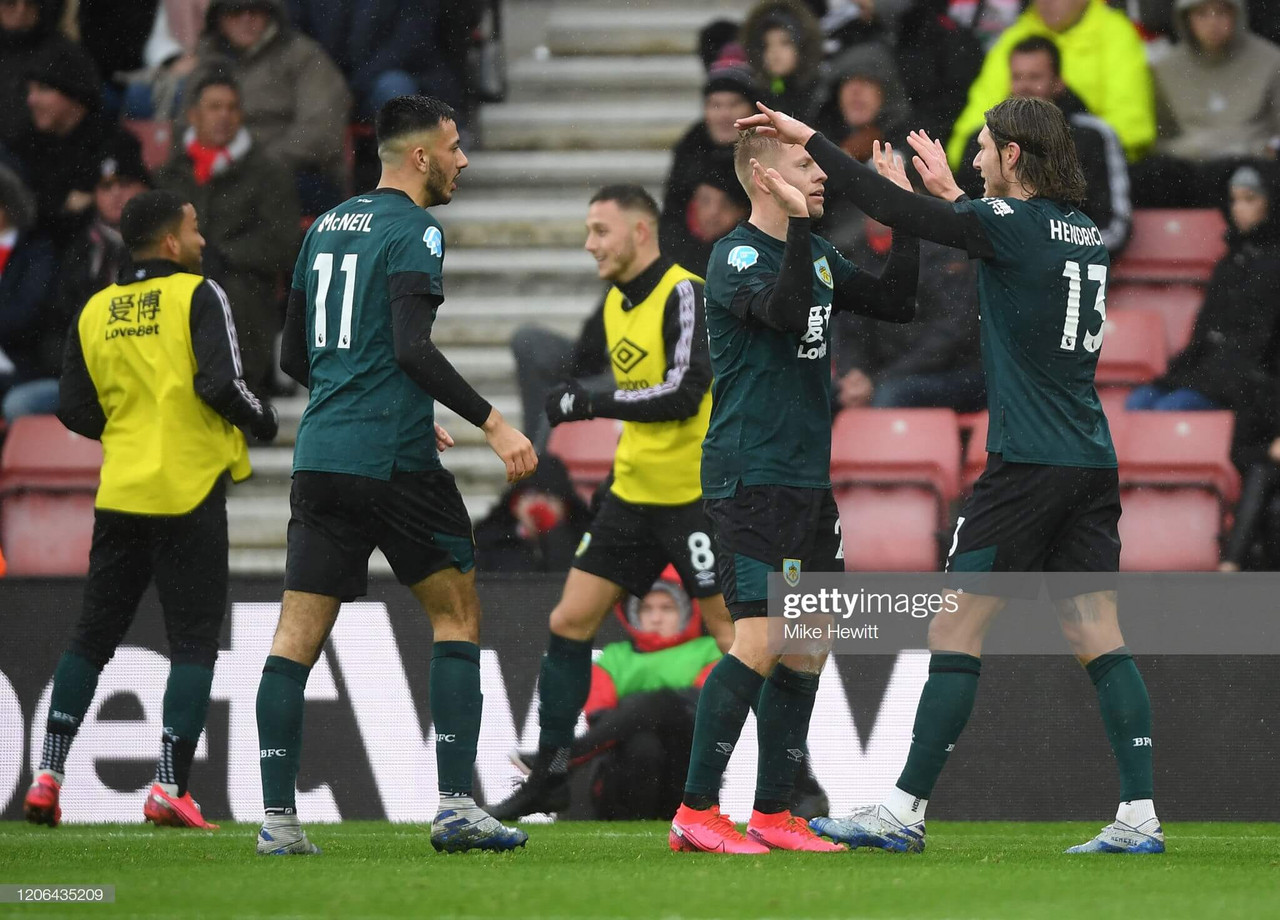 

Southampton 1-2 Burnley: Clinical Burnley Storm Southampton

