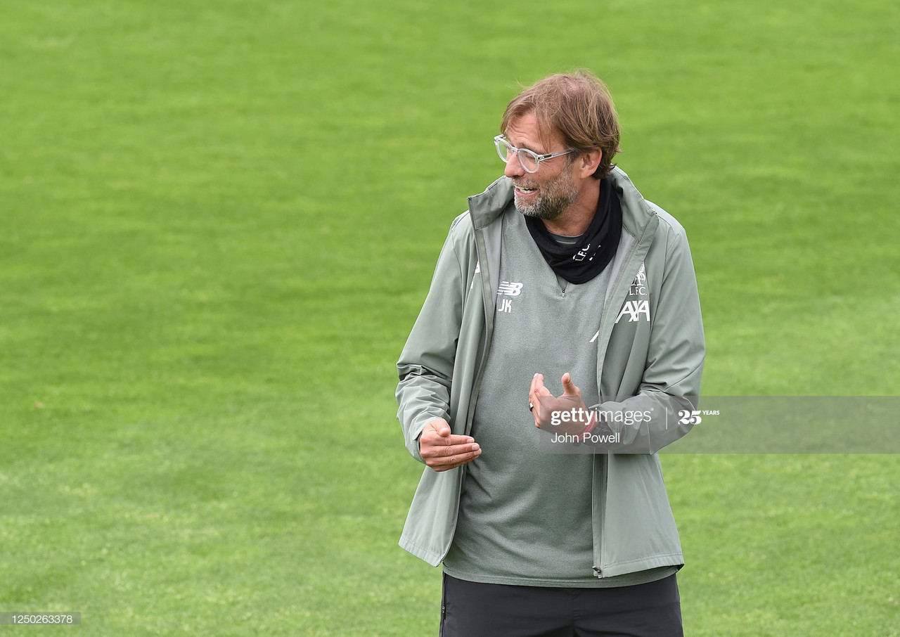 Jurgen Klopp admits he was 'worried' Premier League season would be voided