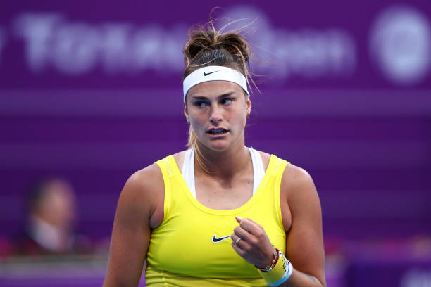 WTA Doha: Aryna Sabalenka rallies past Saisai Zheng to reach semifinals