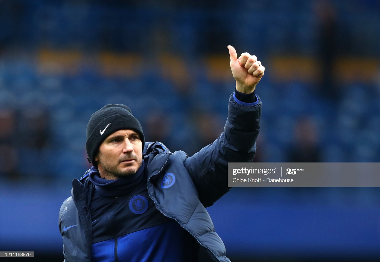 Lampard reveals how he has dealt with increased pressure at Chelsea