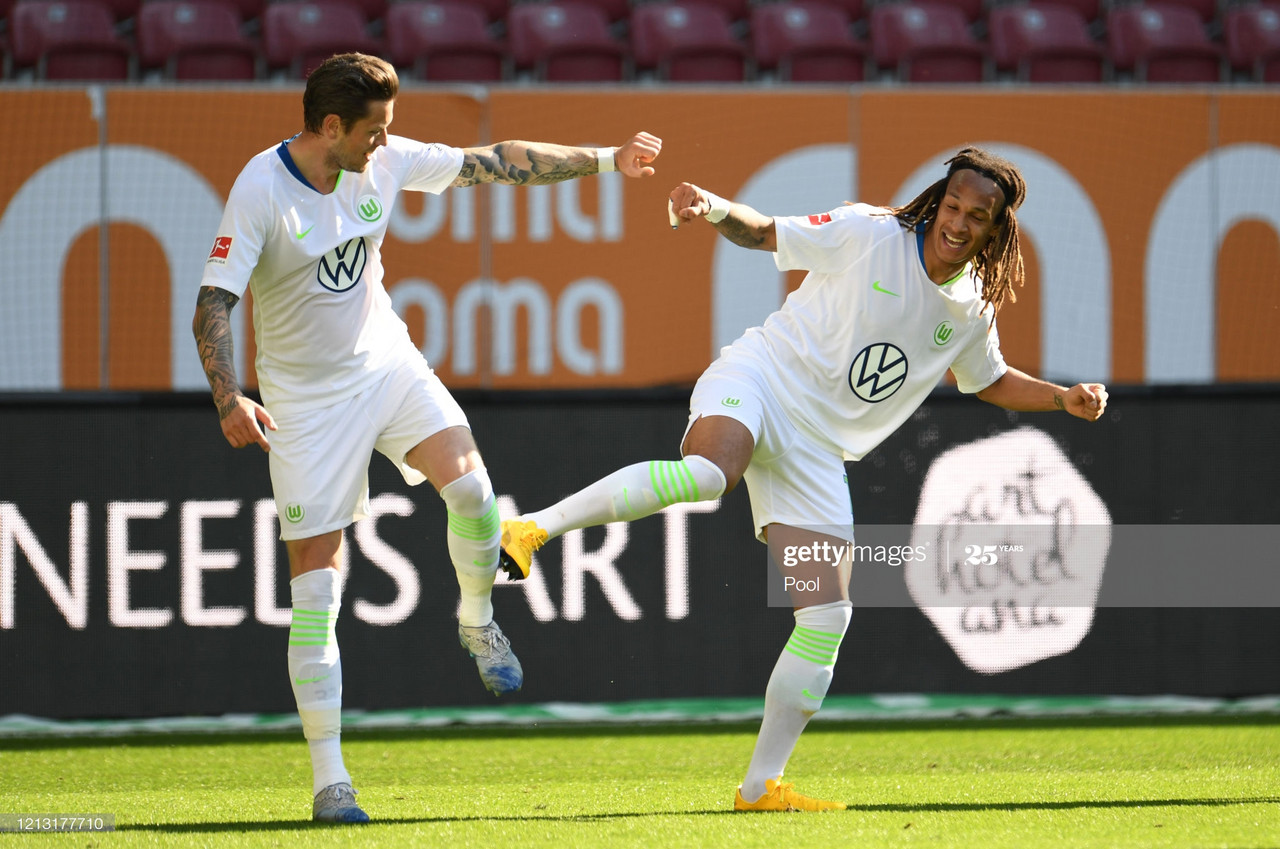 FC Augsburg 1 - 2 VFL Wolfsburg: Late Ginczek strike steals three points