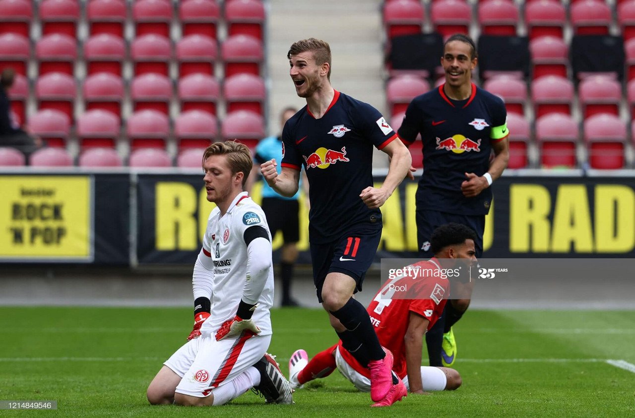 Mainz 05 0-5 RB Leipzig: Timo Werner inspires Leipzig into third 