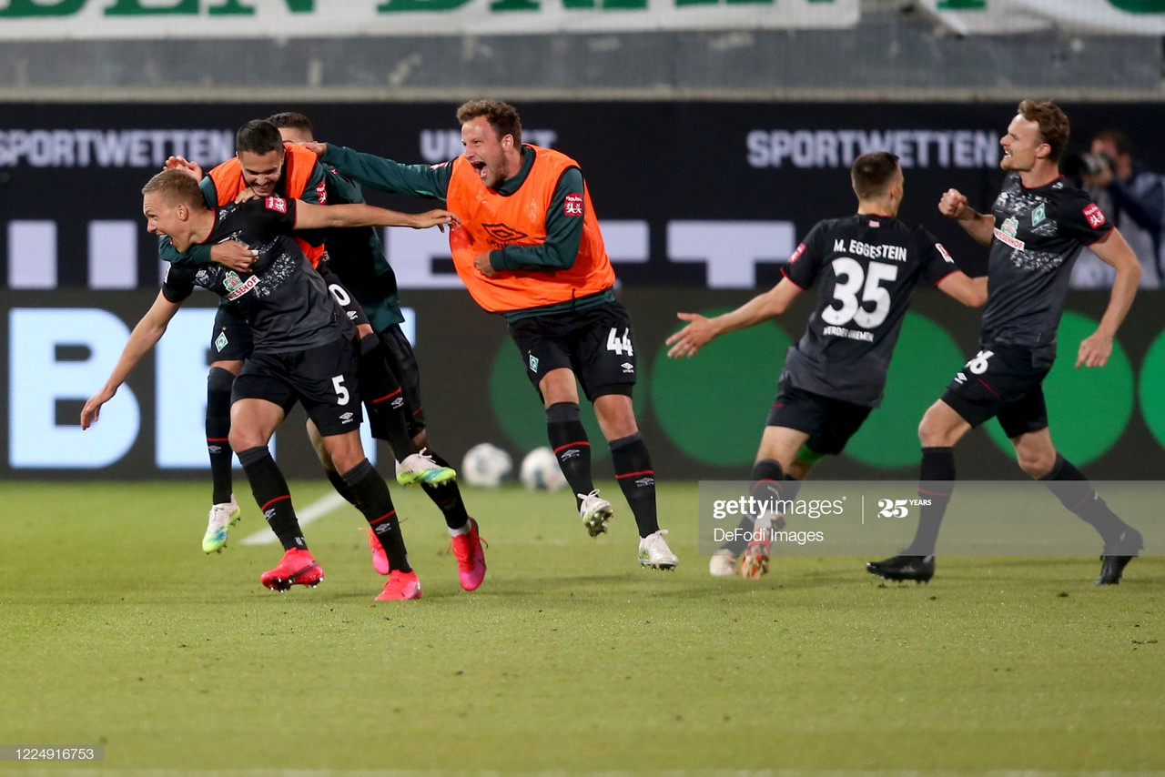 FC Heidenheim 2-2 Werder Bremen: Werder maintain their Bundesliga status on away goals after a classic relegation playoff