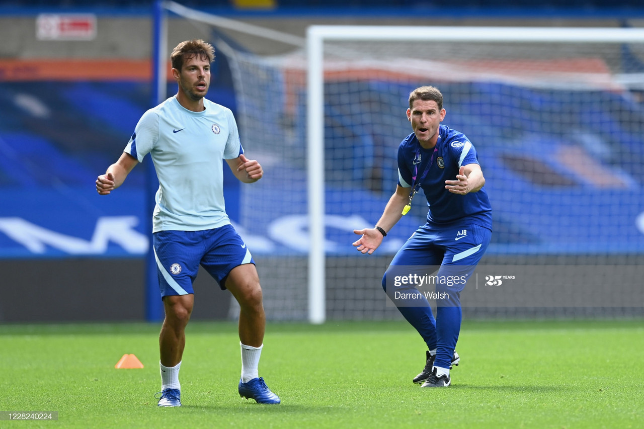 Lampard’s appointment of defensive coach Anthony Barry shows after first clean sheet overshadows scoring four against Crystal Palace