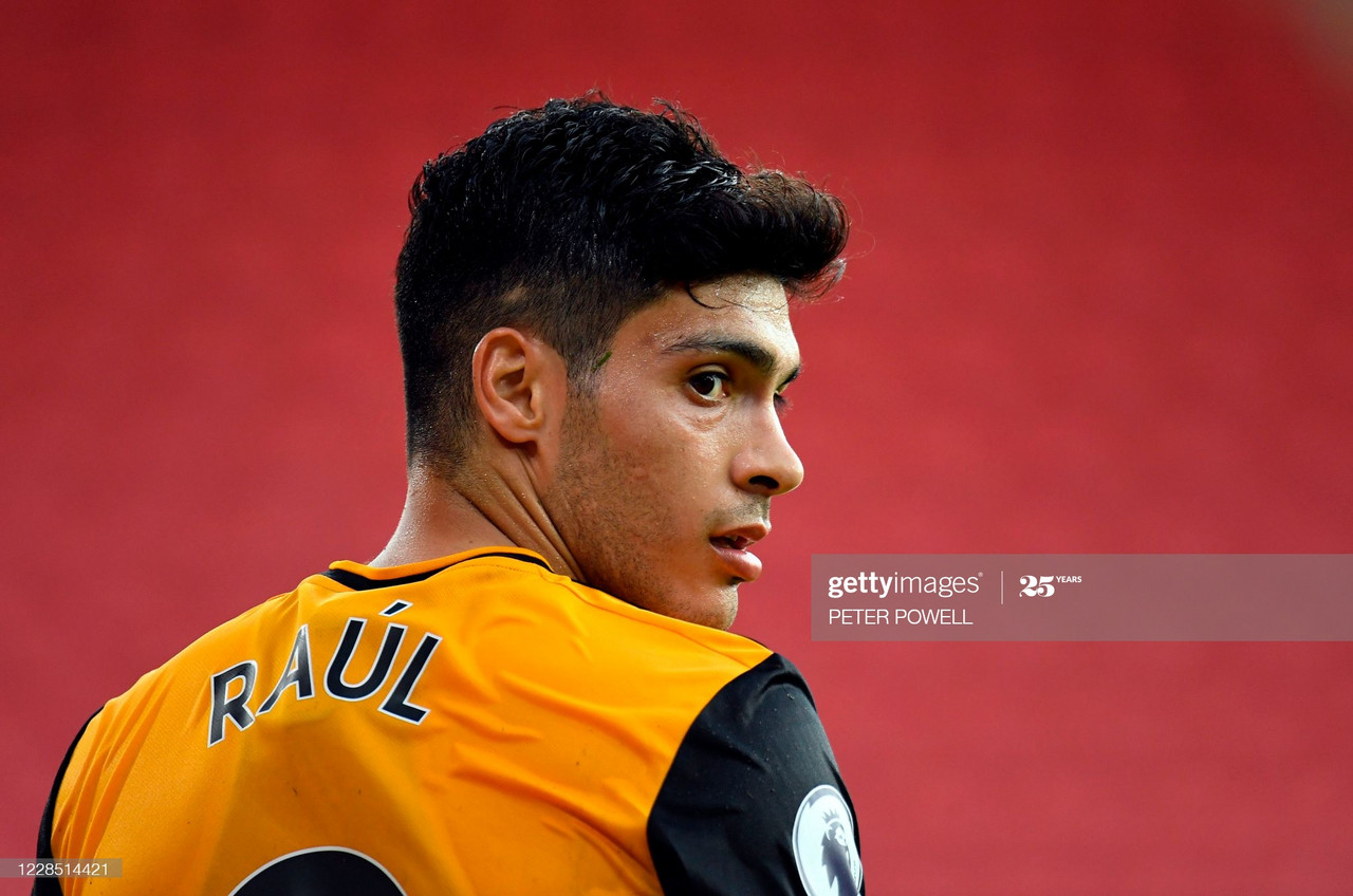 Raul Jimenez: "It's amazing to score a goal in my 100th game"