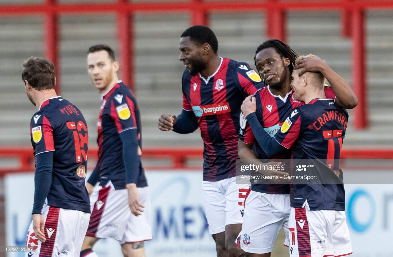 Stevenage 1-2 Bolton: Eoin Doyle and Ali Crawford seal victory for Wanderers