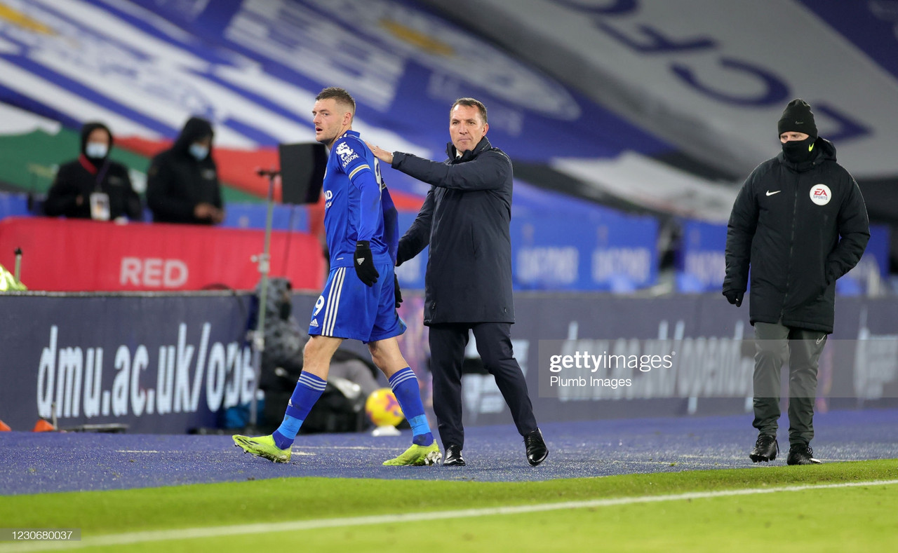 Jamie Vardy set to undergo minor operation, confirms Brendan Rodgers