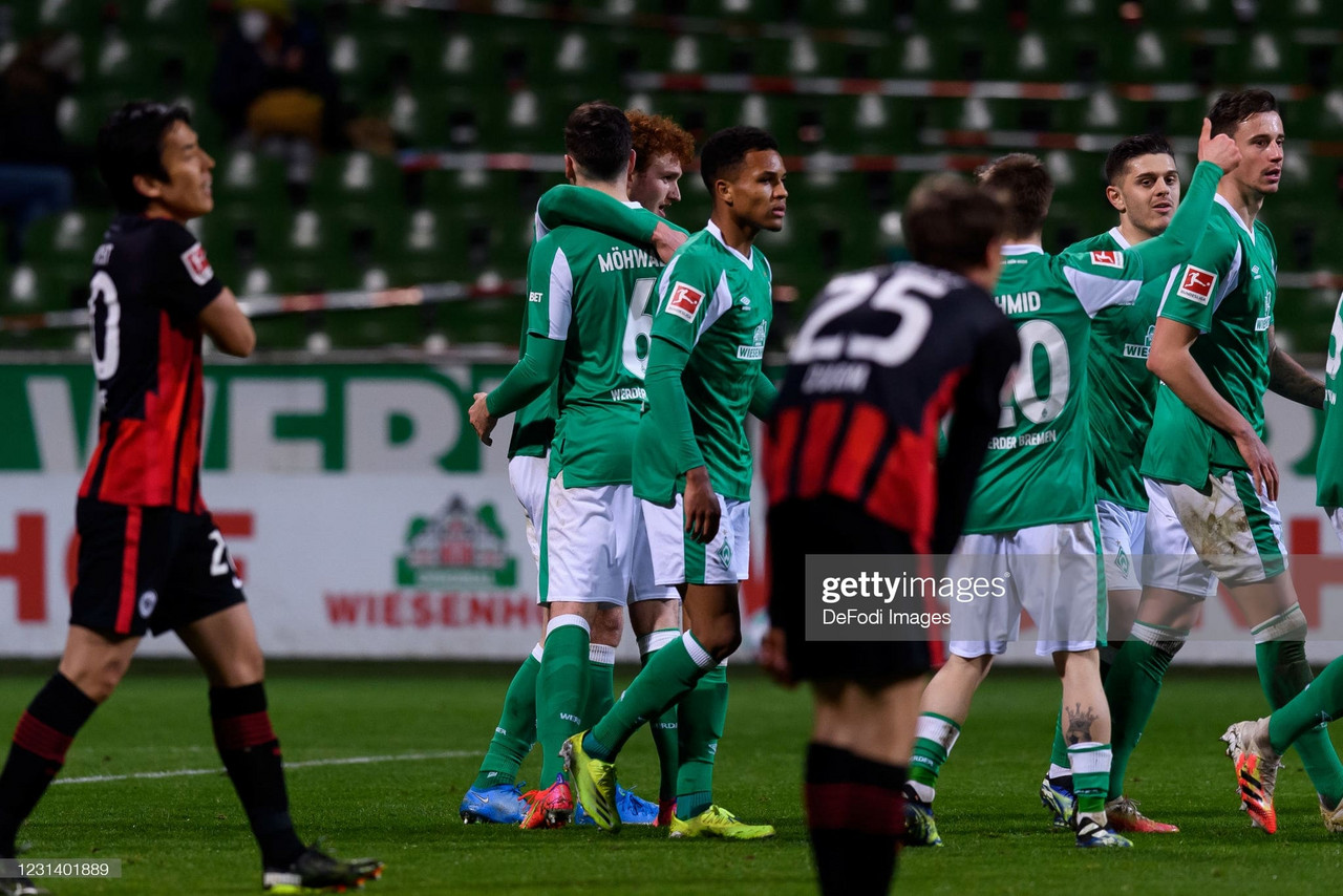 Werder Bremen 2-1 Eintracht Frankfurt: Bremen end Frankfurt's unbeaten run