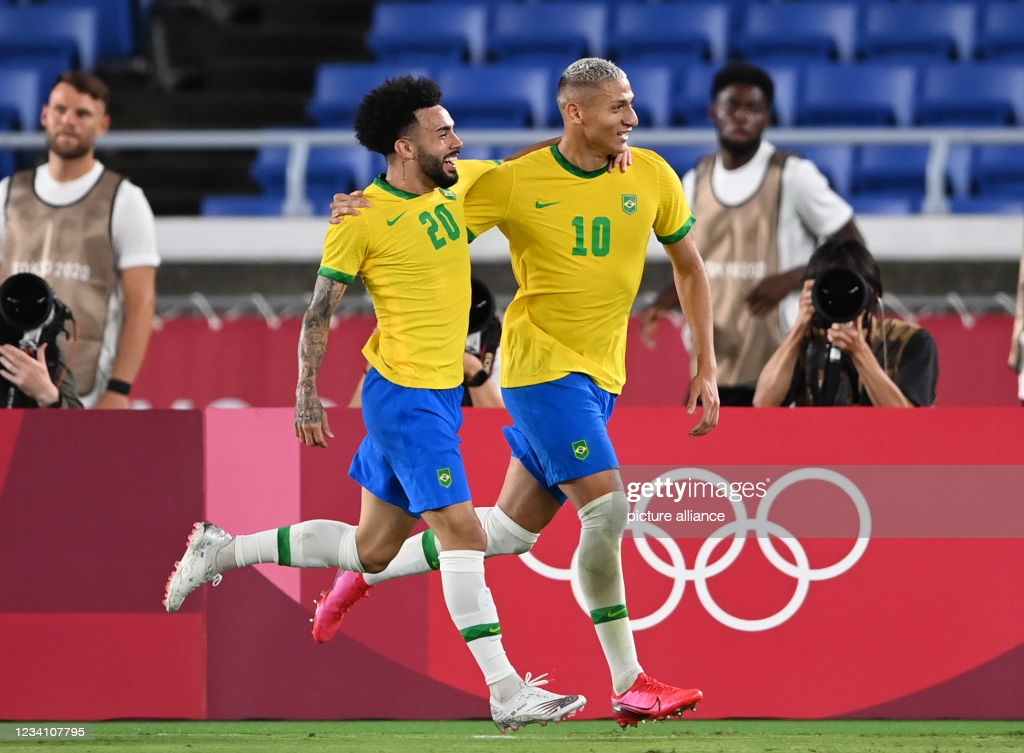 Tokyo 2020: Brazil 4-2 Germany: Richarlison hat-trick powers Selecao in Rio rematch
