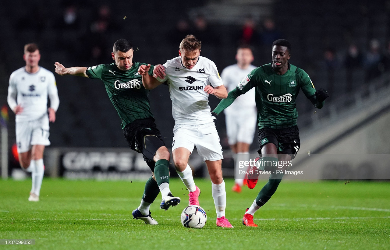 Milton Keynes Dons 1-1 Plymouth Argyle: Pilgrims earn point in Schumacher debut