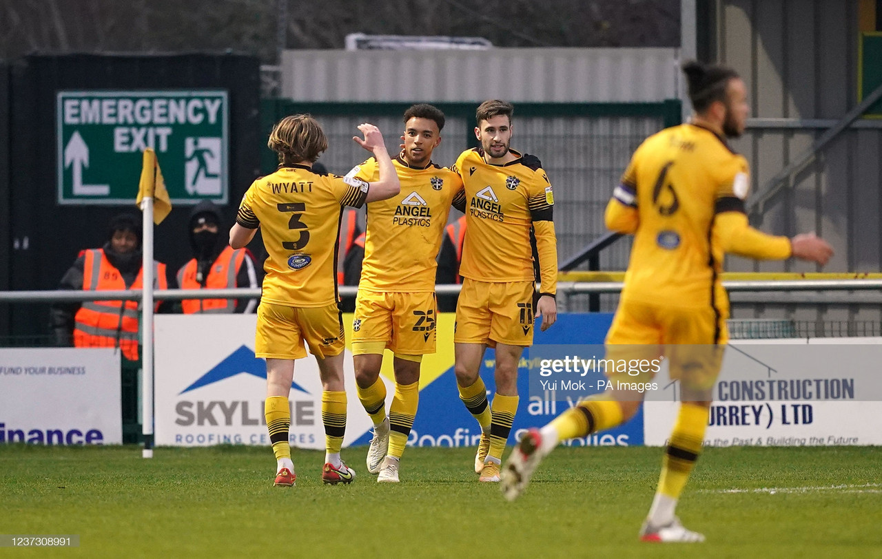 Sutton United 1-0 Harrogate Town: Wilson strike sends Yellow Army into automatic promotion places
