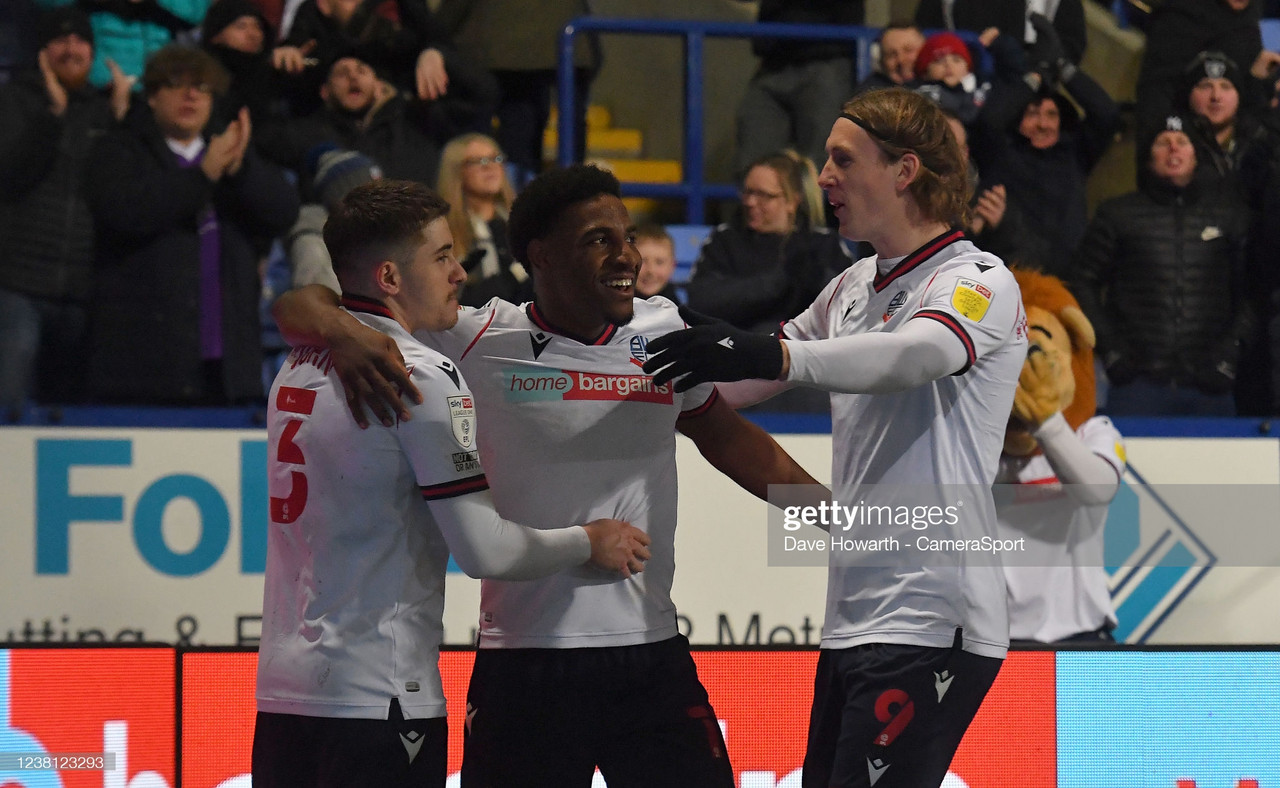 Bolton Wanderers 2-0 Cambridge United: Trotters make it four on the bounce with victory over U's