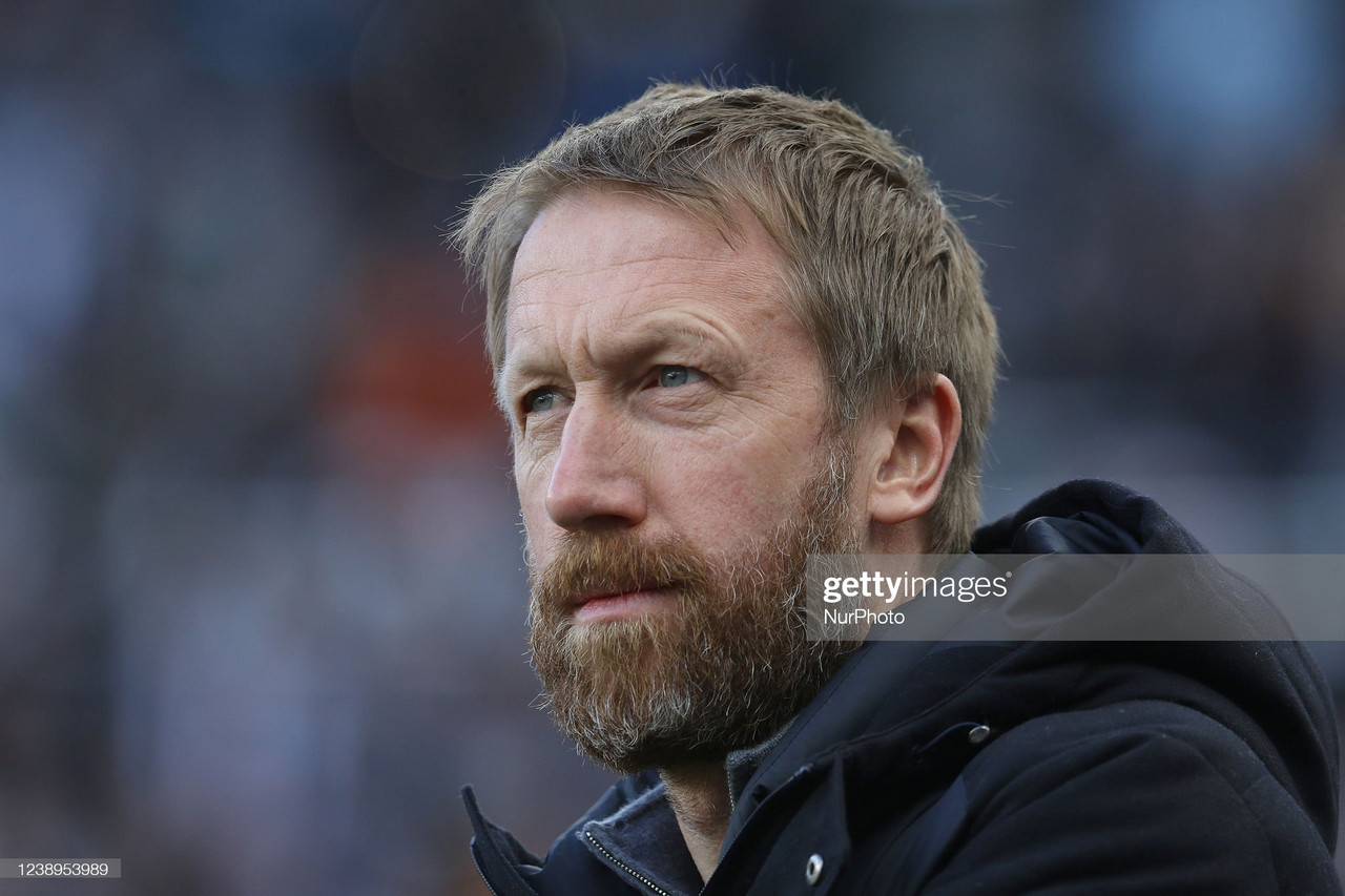 Graham Potter says his Brighton side were 'the better team' in Newcastle defeat