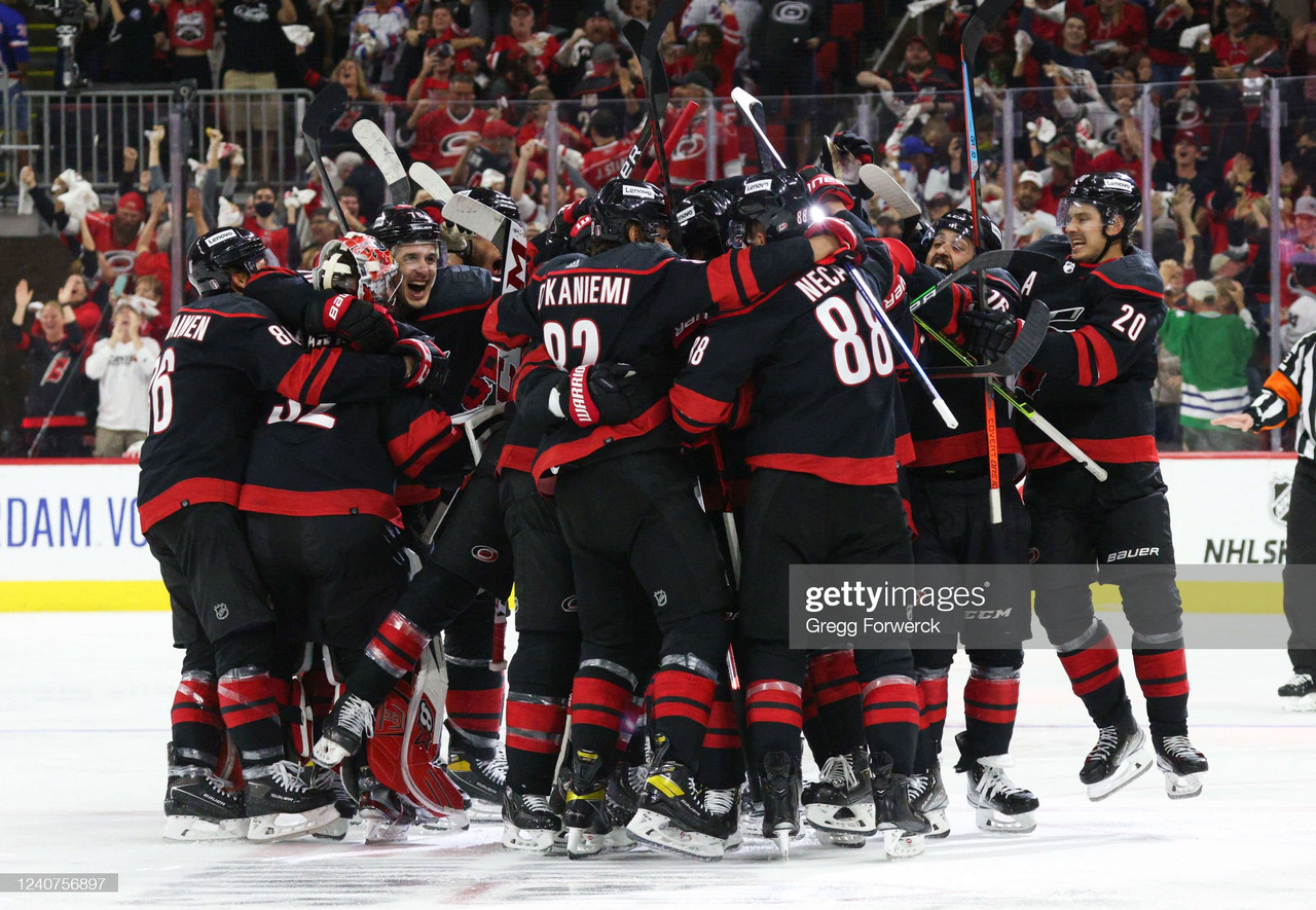 2022 Stanley Cup playoffs: Cole OT winner sends Hurricanes past Rangers in Game 1