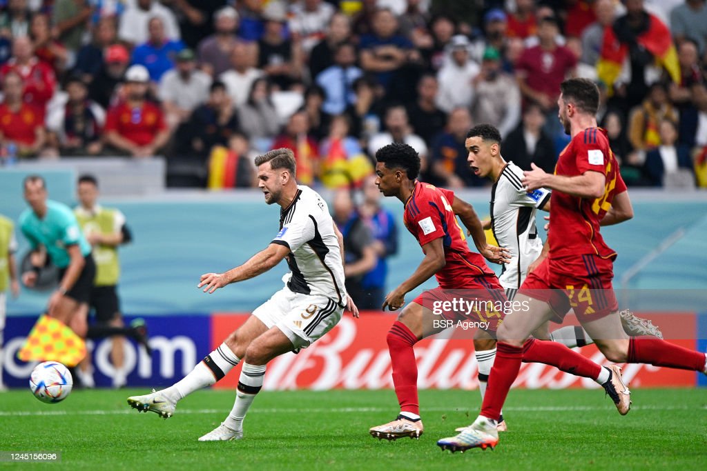 Spain 1-1 Germany: Fullkrug strikes against Spain to give Germany hope