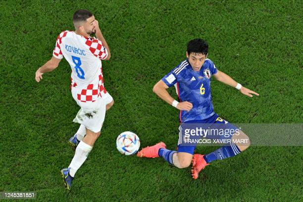 Japan (1) 1-1 (3) Croatia: Pasalic scores crucial penalty to send Hrvatska into quarter-finals