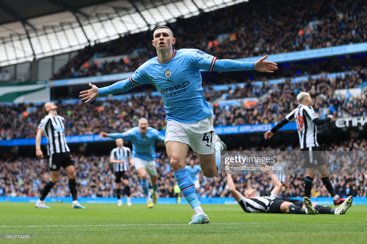 Manchester City 2-0 Newcastle United: Foden stars as City close gap