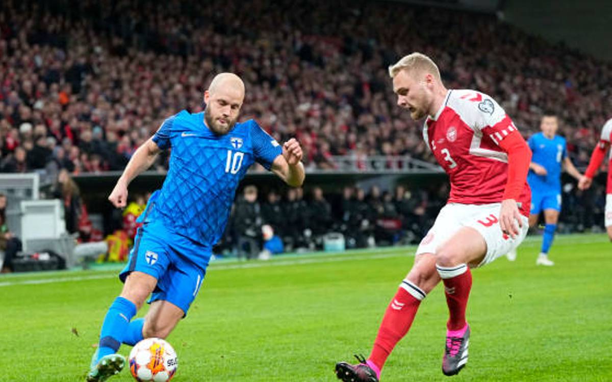 Resumen y goles del Finlandia 0-1 Dinamarca en Clasificación Euro 2024