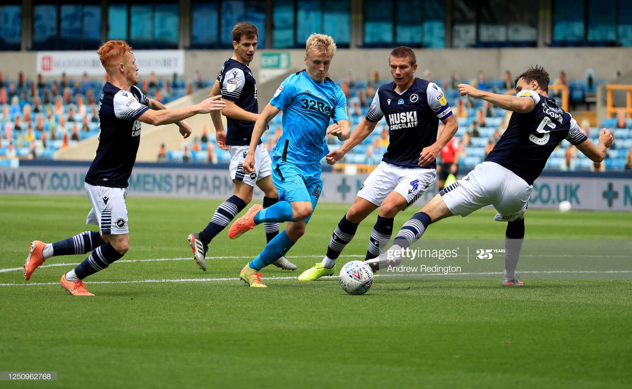 Millwall 2-3 Derby County: Teen wonder Louis Sibley takes home the match ball in five goal thriller