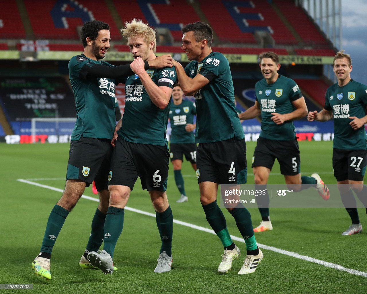 Crystal Palace 0-1 Burnley: Ben Mee's header puts the Clarets in touching distance of Europa League