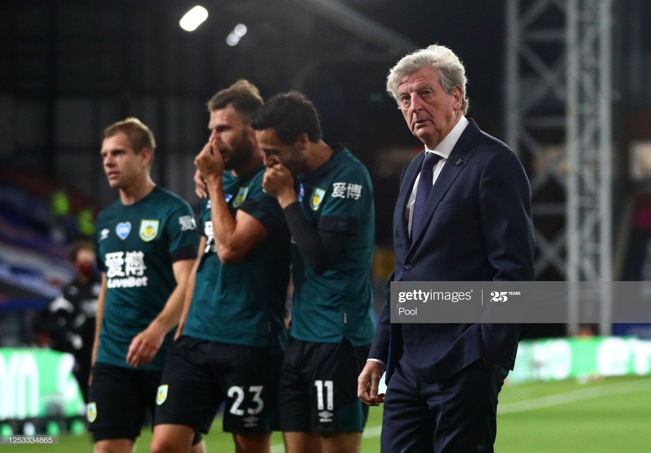 Roy Hodgson reacts to Burnley defeat at home 