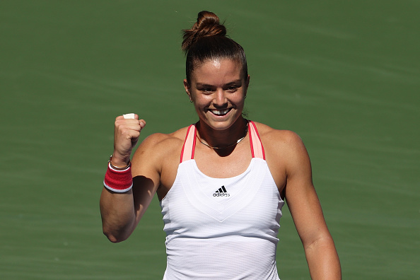 US Open: Maria Sakkari steamrolls past Amanda Anisimova