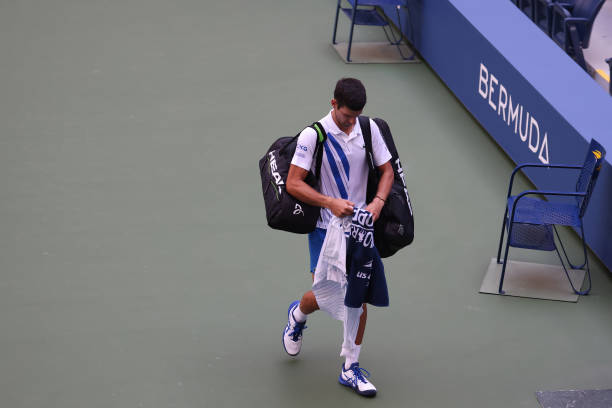 US Open: Novak Djokovic defaulted against Pablo Carreno Busta