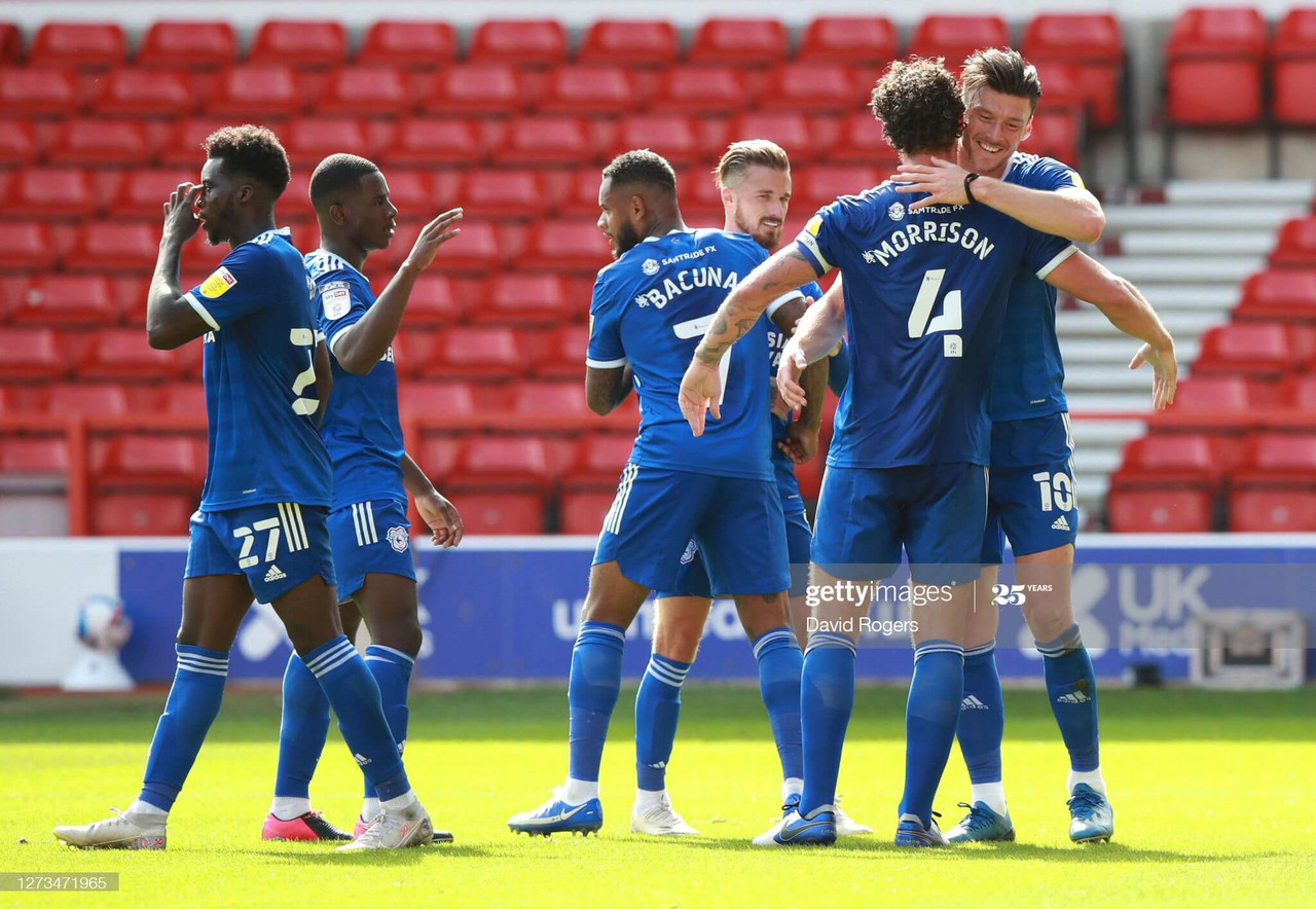 Nottingham Forest 0-2 Cardiff City: Moore brace leads dominant Bluebirds to all three points