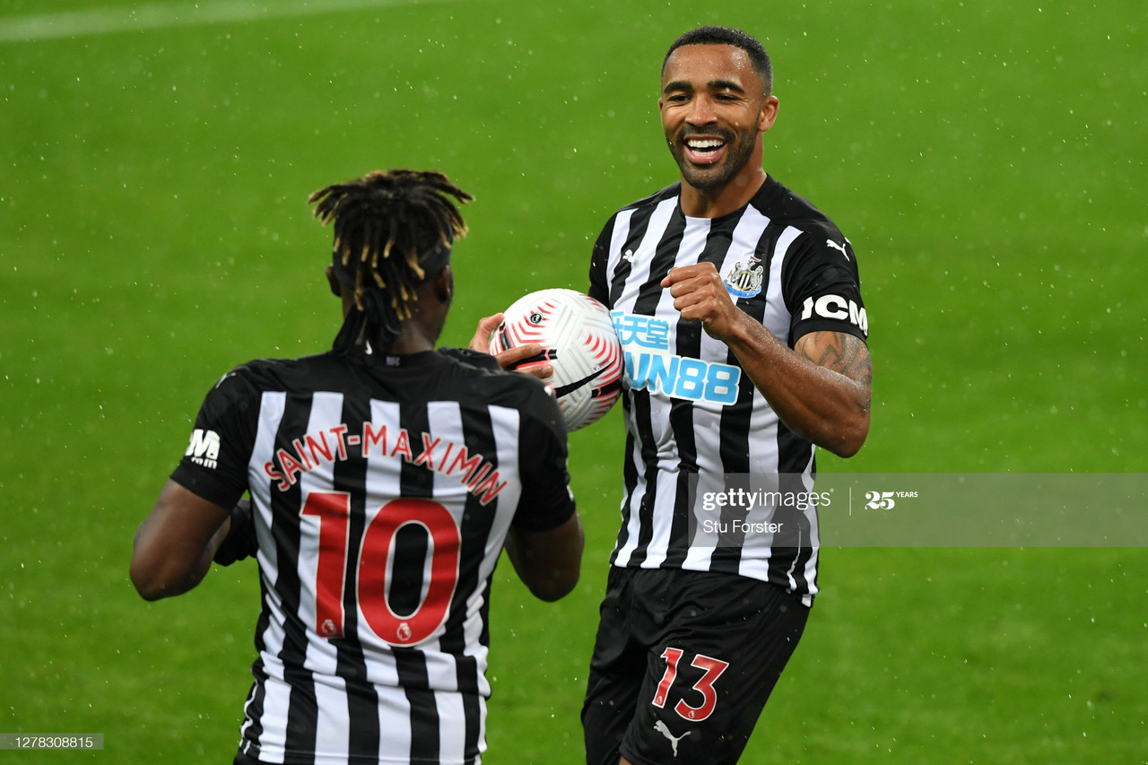 Allan Saint-Maximin back in the gym after missing Newcastle's draw