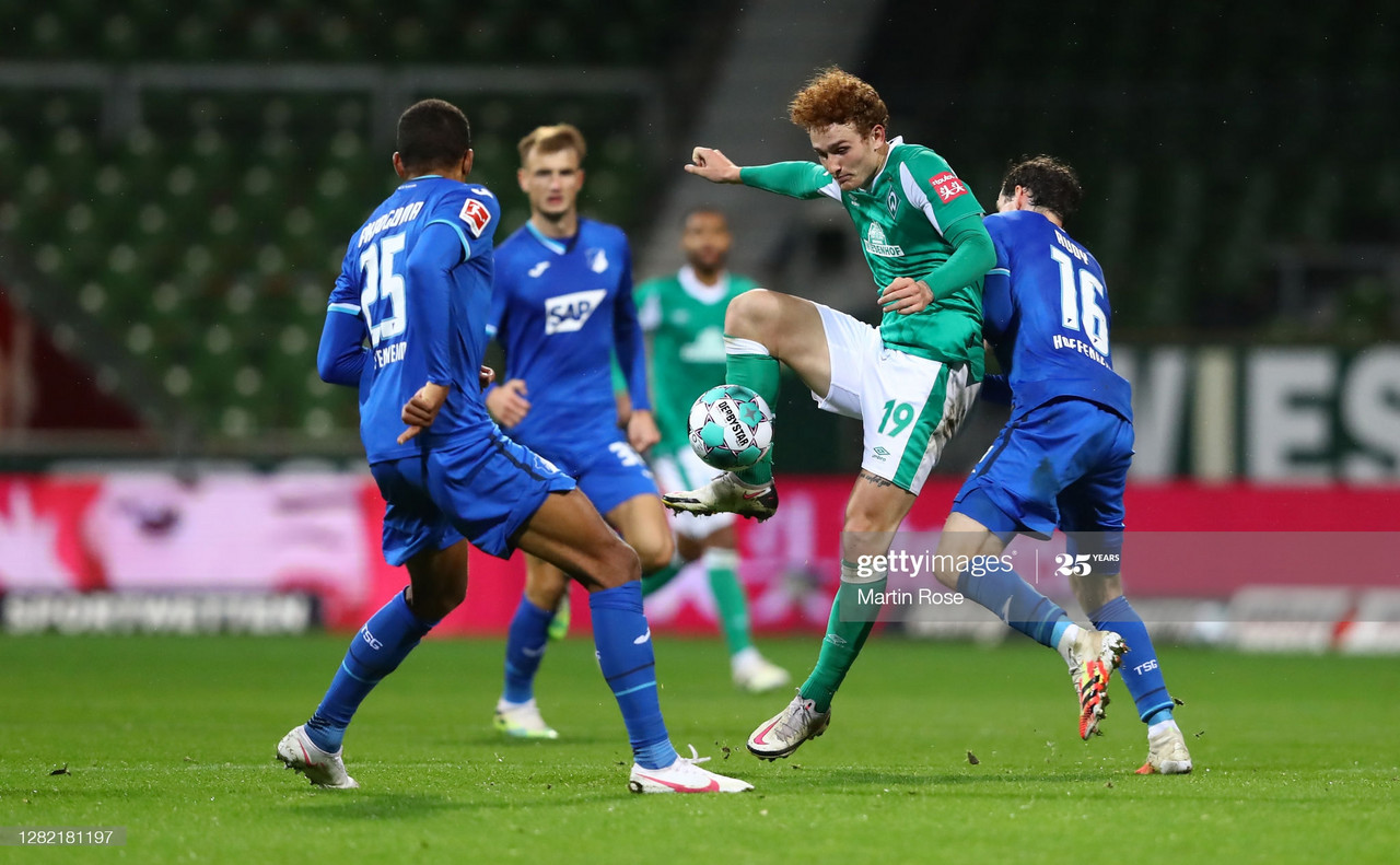 Werder Bremen 1-1 Hoffenheim: Honors even at the Wohninvest Weserstadion 