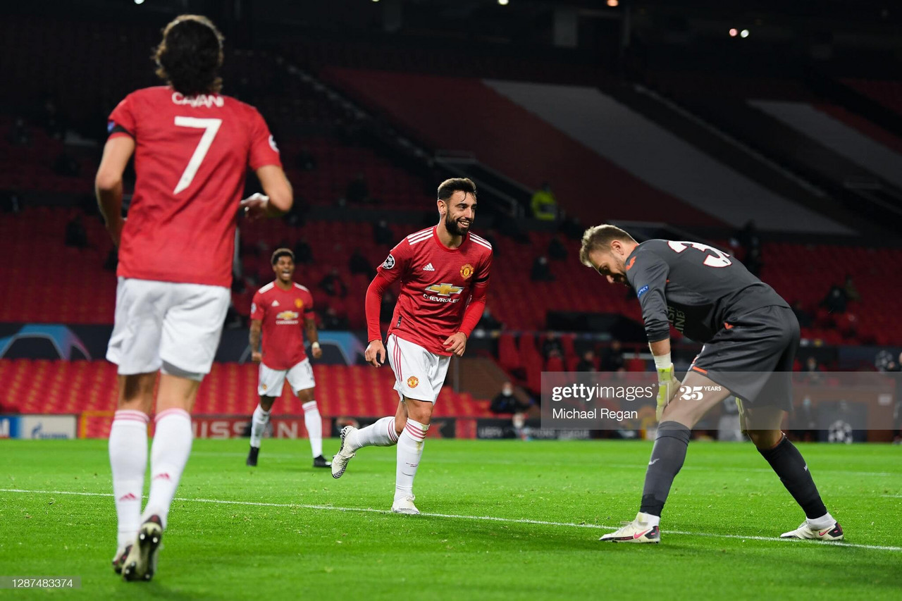 Manchester United 4-1 Istanbul Basaksehir: Fernandes scores twice to give United victory