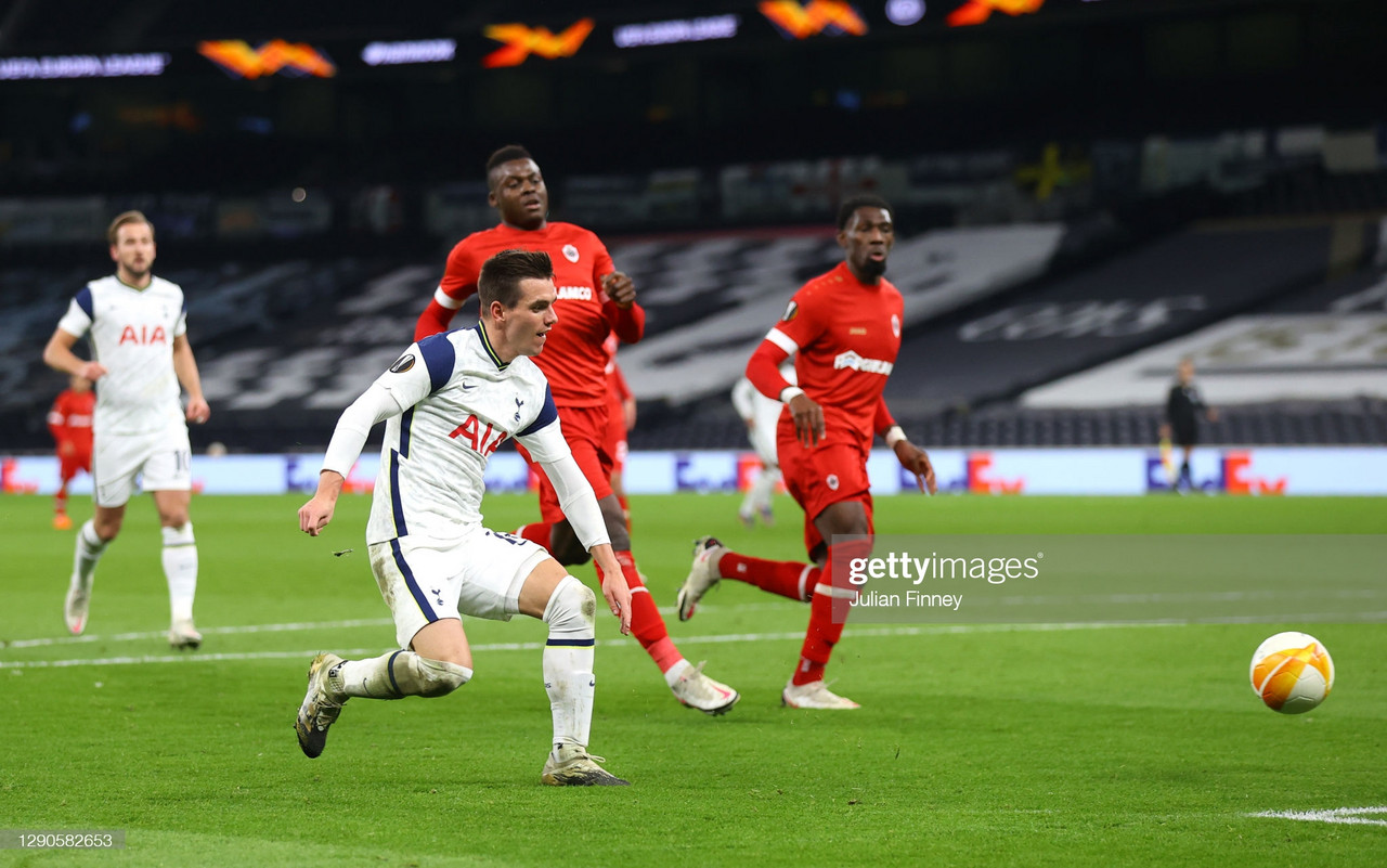 Tottenham 2-0 Royal Antwerp: Vinicius and Lo Celso help Spurs to top spot in their Europa League group
